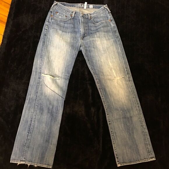 GUESS DISTRESSED DENIM  - Picture 1 of 7